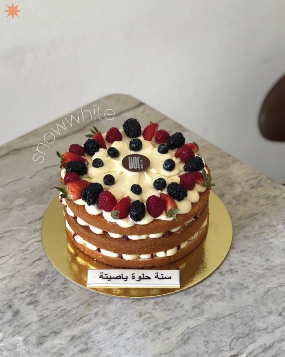 كيك عيد ميلاد من دوت كيك آرت في الأحساء والخبر